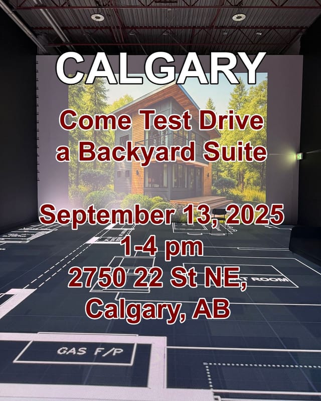 Backyard suite open house at the studio with Bode Plans