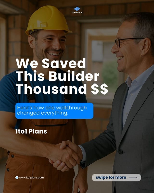 Graphic: how one walkthrough saved a builder thousands