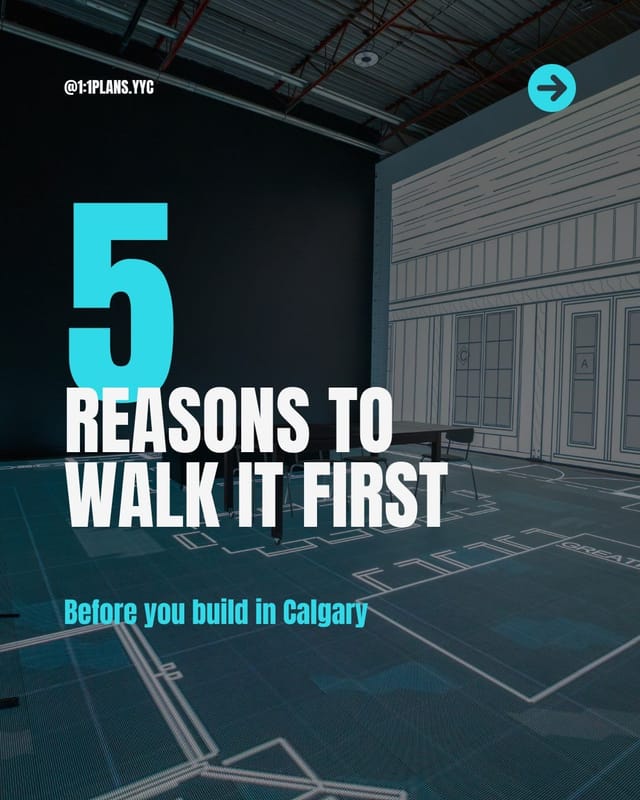 Graphic: five reasons to walk your plan before you build in Calgary