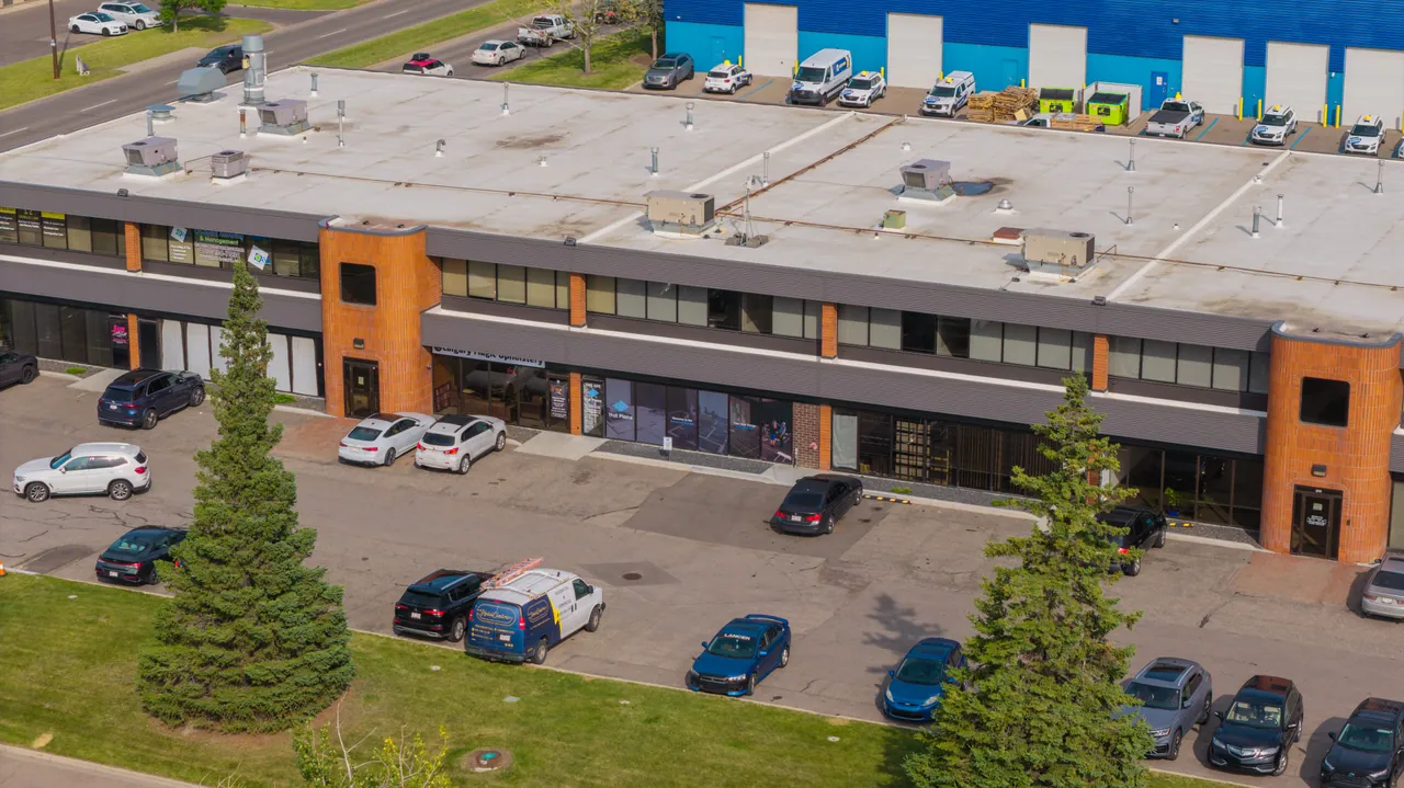 The Calgary studio building and surrounding business park